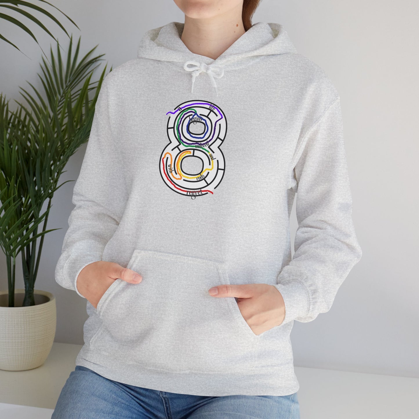 Hooded Sweatshirt - Live an Abundant Life Worth Living