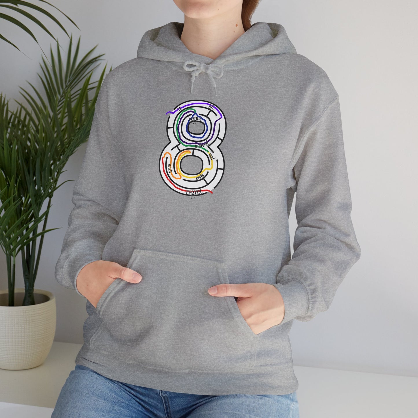 Hooded Sweatshirt - Live an Abundant Life Worth Living