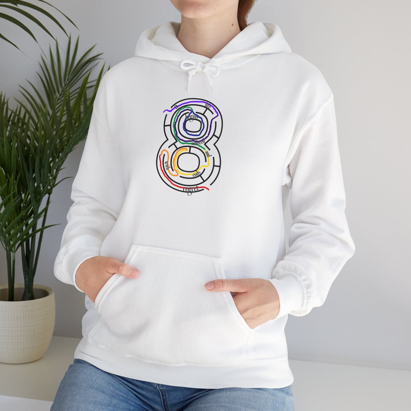 Hooded Sweatshirt - Live an Abundant Life Worth Living