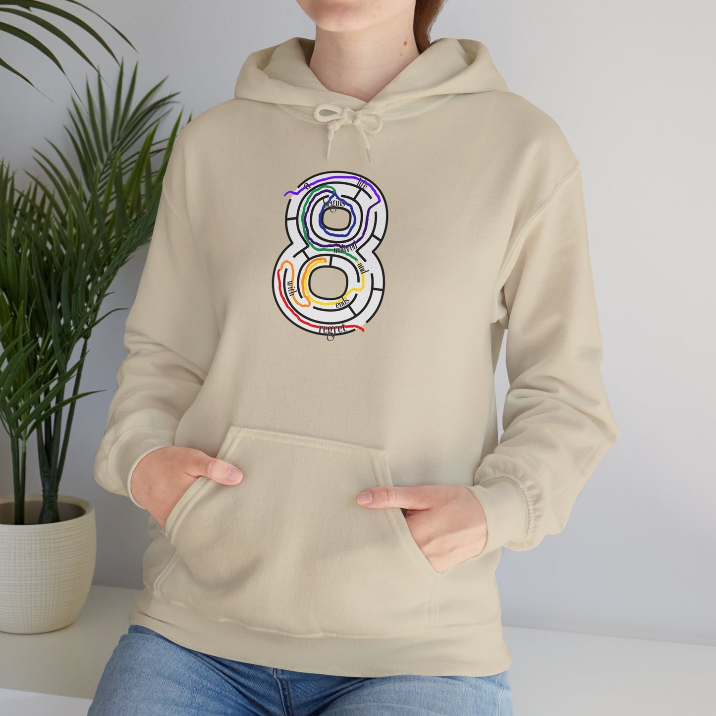 Hooded Sweatshirt - Live an Abundant Life Worth Living